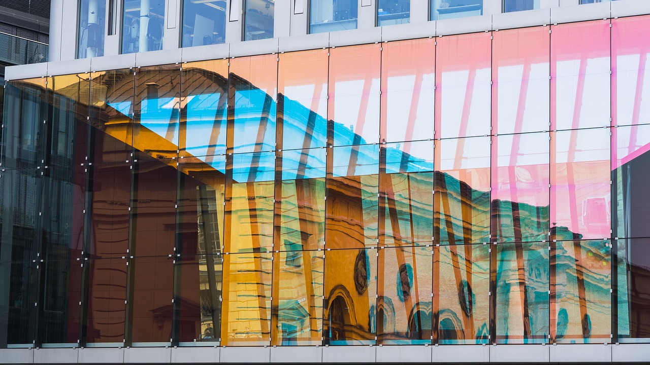 modern office building glass